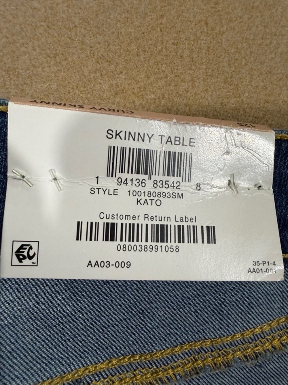 BNWT STYLE & CO. SHORT CURVY SKINNY MID-RISE SLIMMING POCKET JEANS IN SIZE 12S - Picture 8 of 16